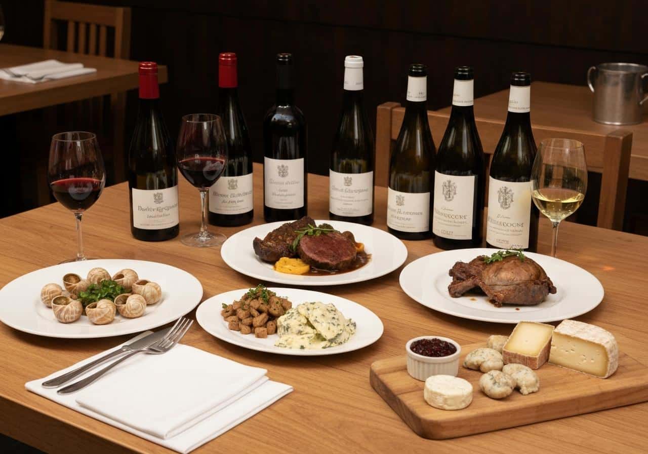 accords mets Bourgogne