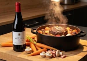 vin rouge Bourgogne cuisine