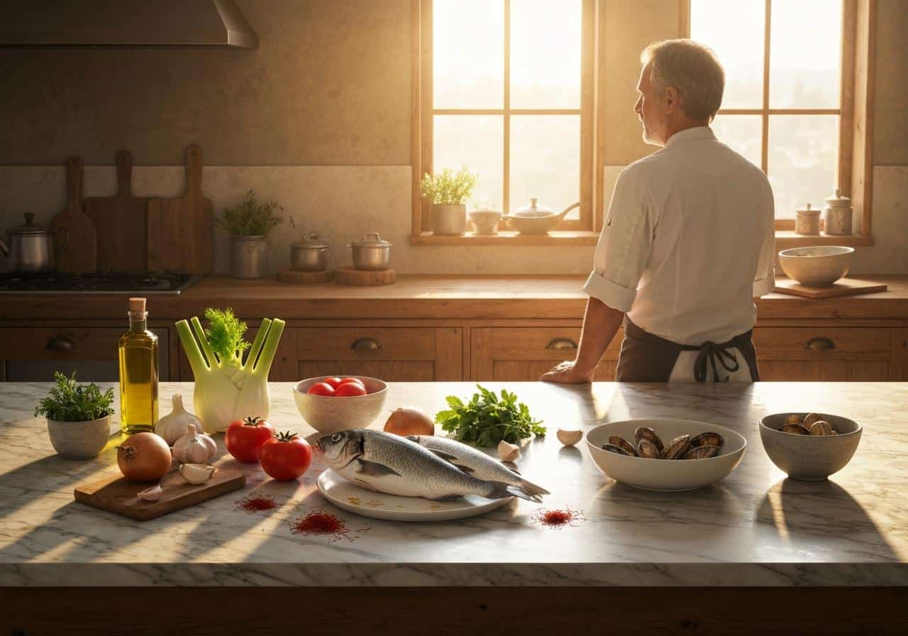 Les ingrédients de la soupe de poisson ?