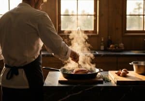 Quelle est la recette de Laurent Mariotte pour le magret de canard au vin rouge ?