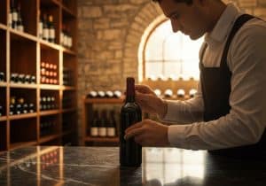 Comment lire une capsule de bouteille de vin