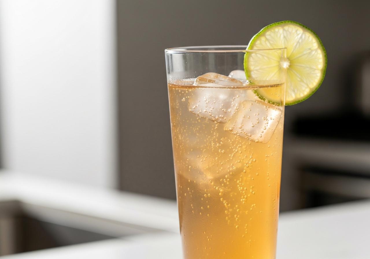 Chilcano pisco ginger ale citron vert verre long