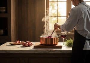 Sauce échalote vin rouge facile