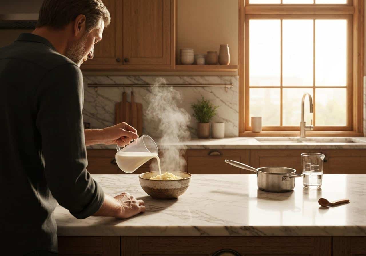 purée mousline dose lait et eau pour 1 sachet