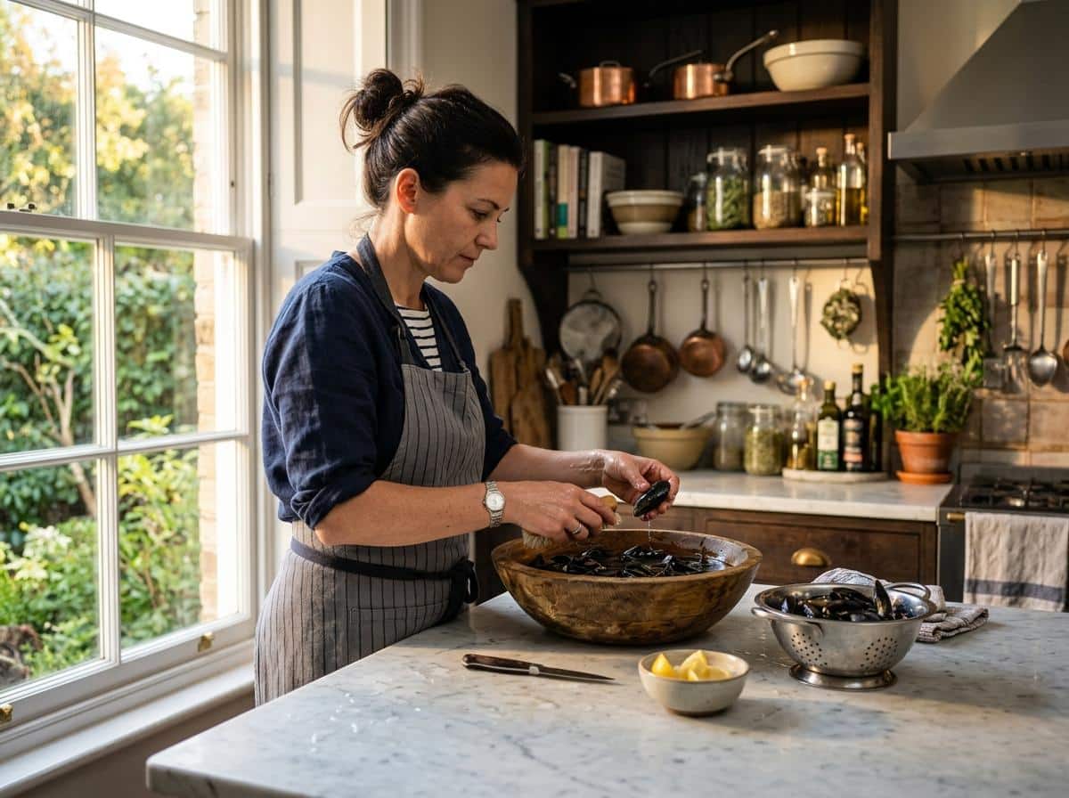 Comment préparer les moules avant la cuisson ?
