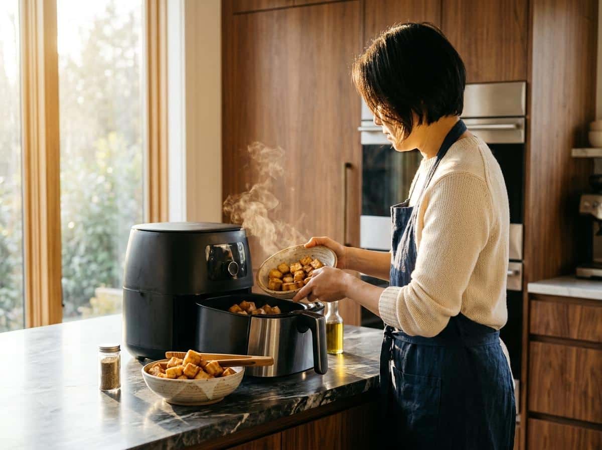 Comment cuire le tofu au air fryer