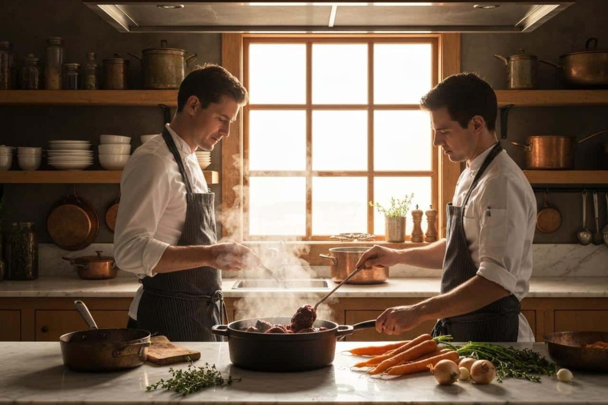 Quelle est la recette de bœuf bourguignon de Laurent Mariotte ?