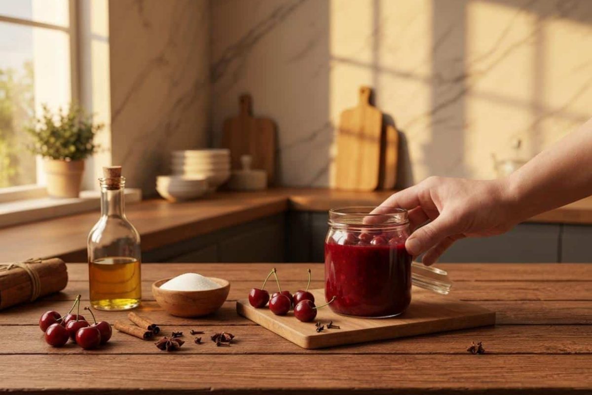Quels sont les ingrédients de la sauce aux cerises VH ?
