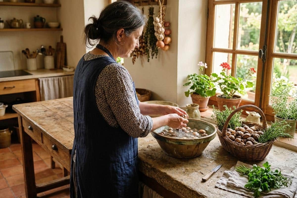 Comment préparer des escargots que l'on vient de ramasser ?