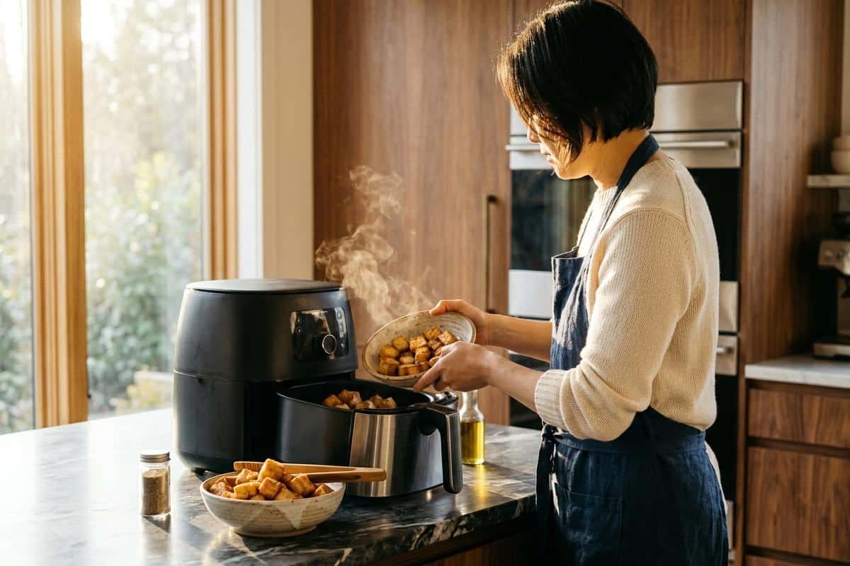Comment cuire le tofu au air fryer
