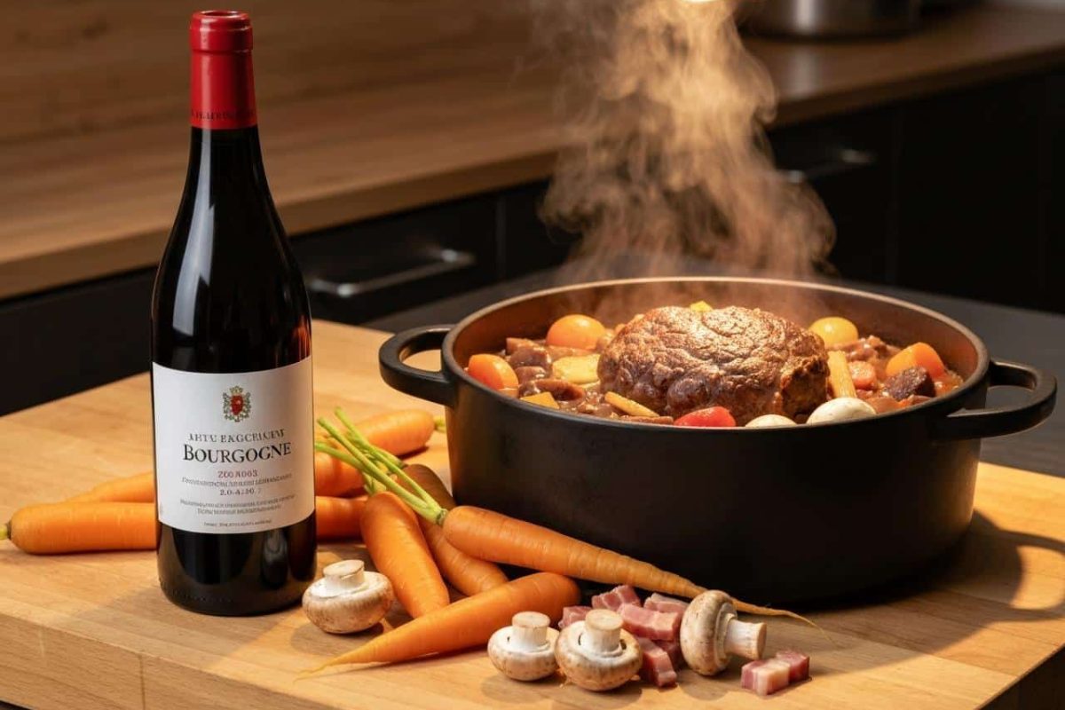 vin rouge Bourgogne cuisine
