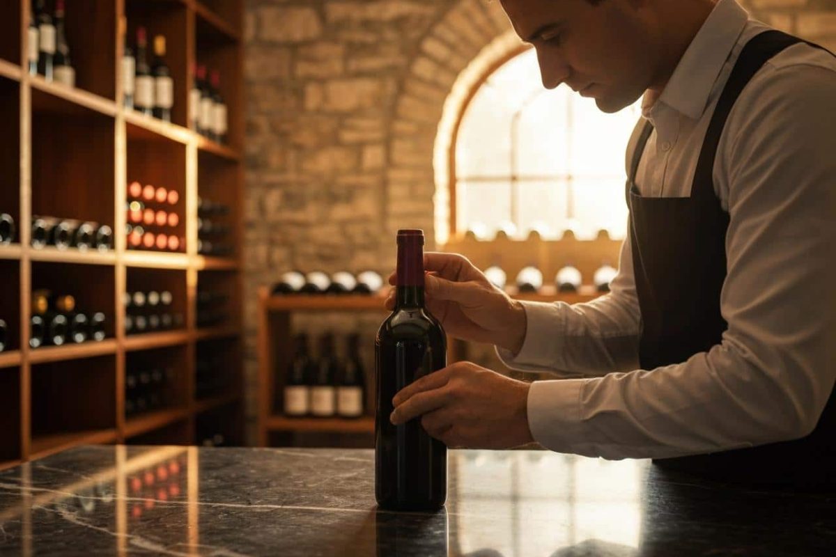Comment lire une capsule de bouteille de vin